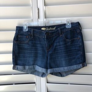 Old navy boyfriend jean shorts